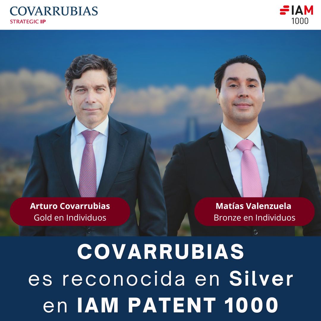Covarrubias es reconocida en el ranking IAM Patent 1000 – 2025